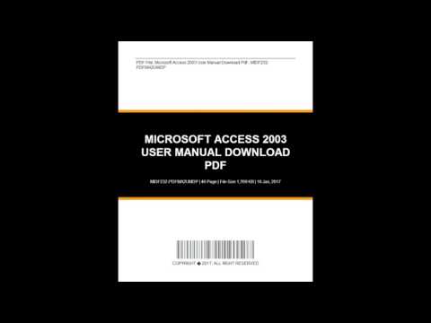 microsoft access 2003 crack download